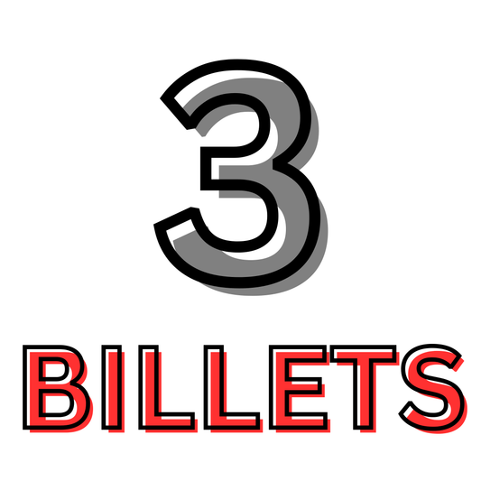Pack intermédiaire : 3 Billets
