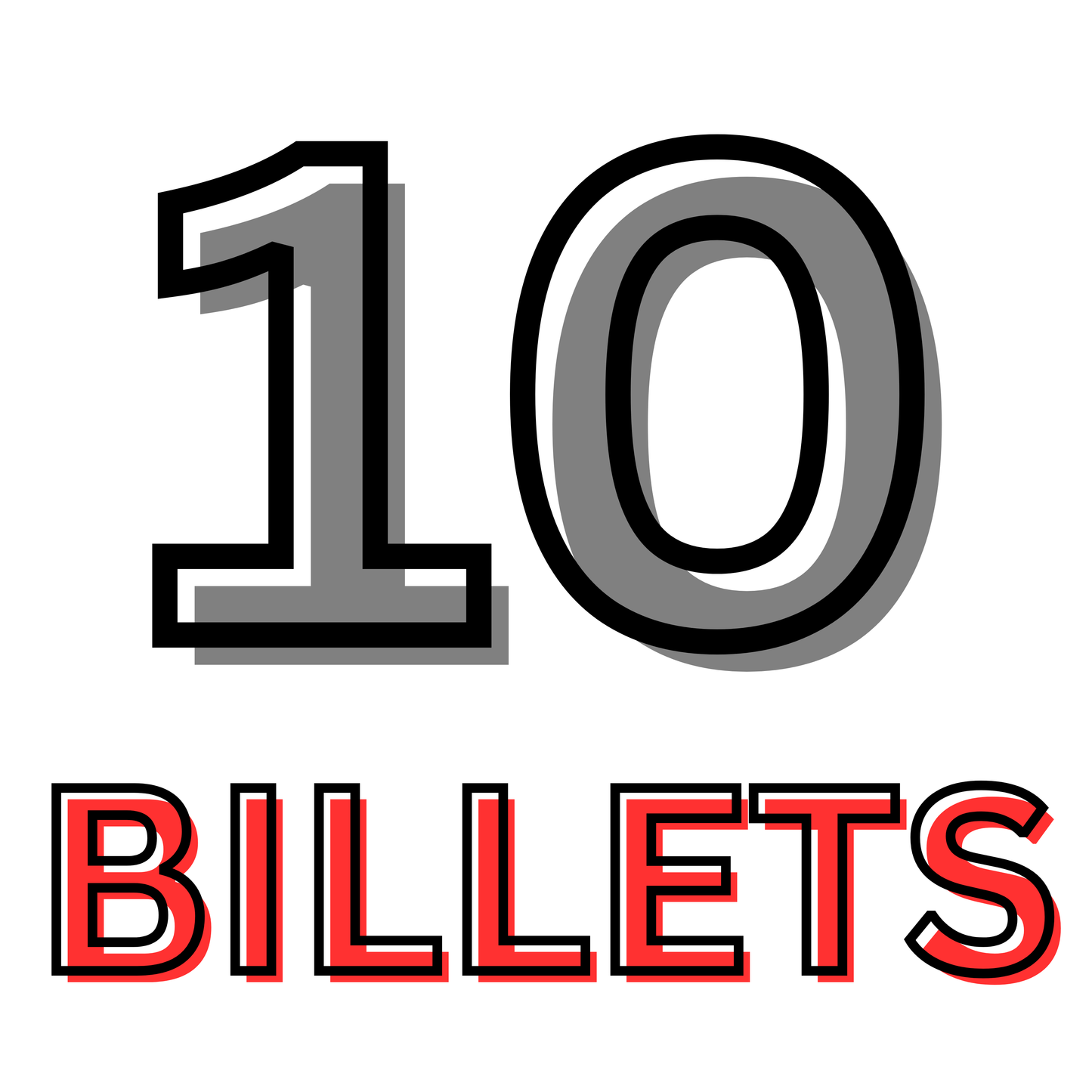 Pack généreux : 10 Billets