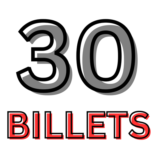 Pack maximum : 30 Billets